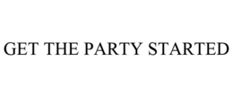 GET THE PARTY STARTED trademark