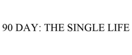 90 DAY: THE SINGLE LIFE trademark