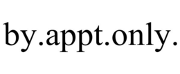 BY.APPT.ONLY. trademark
