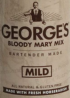 GEORGE'S BLOODY MARY MIX BARTENDER MADE MILD ALL NATURAL & GLUTEN FREE MADE WITH FRESH HORSERADISH trademark