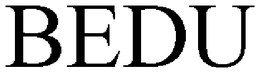 BEDU trademark