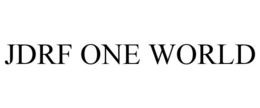 JDRF ONE WORLD trademark