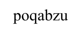 POQABZU trademark