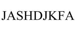 JASHDJKFA trademark