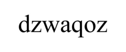 DZWAQOZ trademark