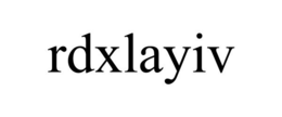 RDXLAYIV trademark