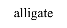 ALLIGATE trademark