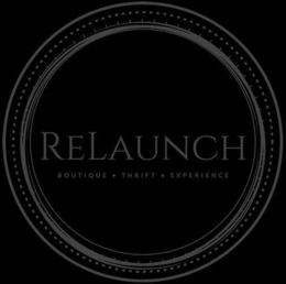 RELAUNCH BOUTIQUE · THRIFT · EXPERIENCE trademark