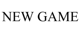 NEW GAME trademark