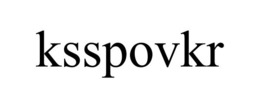 KSSPOVKR trademark