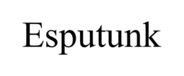 ESPUTUNK trademark