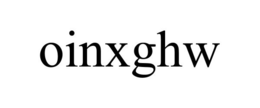 OINXGHW trademark