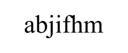 ABJIFHM trademark