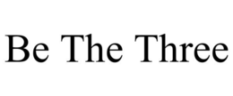 BE THE THREE trademark