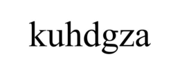 KUHDGZA trademark