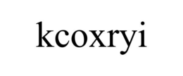 KCOXRYI trademark