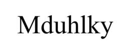 MDUHLKY trademark