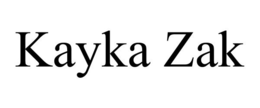 KAYKA ZAK trademark