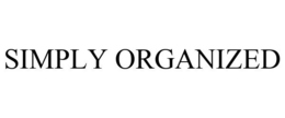 SIMPLY ORGANIZED trademark
