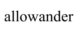 ALLOWANDER trademark