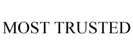 MOST TRUSTED trademark