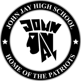 JOHN JAY HIGH SCHOOL HOME OF THE PATRIOTS JOHN JAY trademark