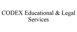 CODEX EDUCATIONAL & LEGAL SERVICES trademark