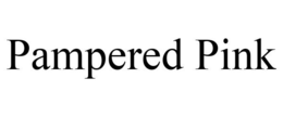 PAMPERED PINK trademark