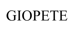 GIOPETE trademark