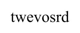 TWEVOSRD trademark