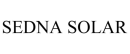 SEDNA SOLAR trademark