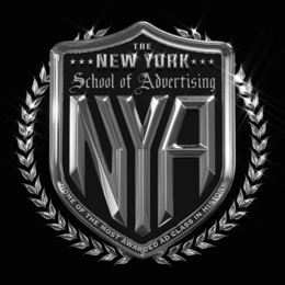 THE NEW YORK SCHOOL OF ADVERTISING NYA HOME OF THE MOST AWARDED AD CLASS IN HISTORY trademark