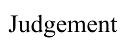 JUDGEMENT trademark