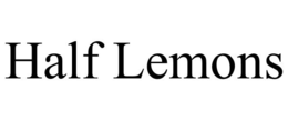 HALF LEMONS trademark