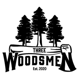THREE WOODSMEN EST. 2020 trademark