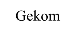 GEKOM trademark