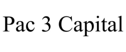 PAC 3 CAPITAL trademark