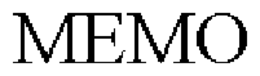 MEMO trademark