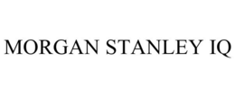 MORGAN STANLEY IQ trademark
