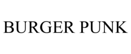 BURGER PUNK trademark