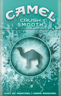 CAMEL CRUSH SMOOTH HINT OF MENTHOL MORE MENTHOL trademark