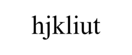 HJKLIUT trademark