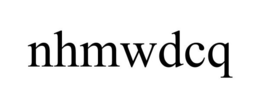 NHMWDCQ trademark