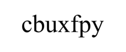 CBUXFPY trademark