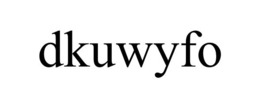 DKUWYFO trademark