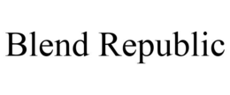 BLEND REPUBLIC trademark