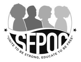 SFPOC "UNITE TO BE STRONG, EDUCATE TO BE FREE" trademark