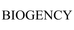 BIOGENCY trademark