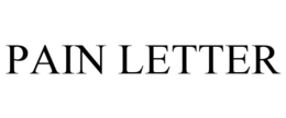 PAIN LETTER trademark