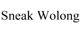 SNEAK WOLONG trademark